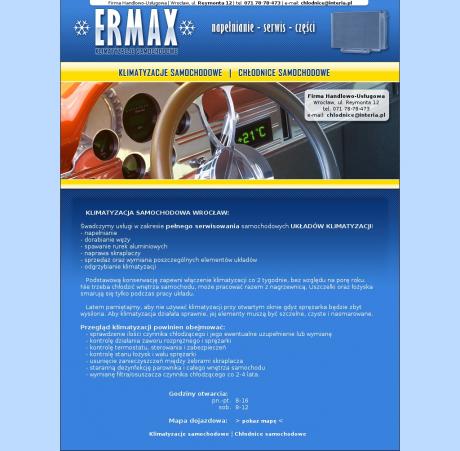 Ermax. Zakład naprawy chłodnic