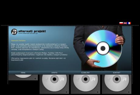 Alternati Projekt. Tłoczenie płyt CD, DVD, opakowania