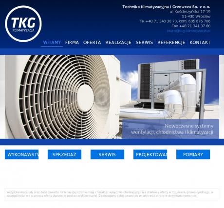 TKG Klimatyzacja. Dystrybutor Carrier, Toshiba, Mandik